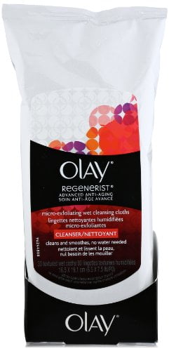 4 Pack OLAY Regenerist Anti Aging Micro Exfoliating Cleansing Cloths 30 Each Alba Botanica Hawaiian Facial Mask, Pore-fecting Papaya Enzyme, 3 Oz